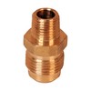 Everflow 1/2" Flare x 1/4" MIP Reducing Adapter Pipe Fitting; Brass F48R-1214
